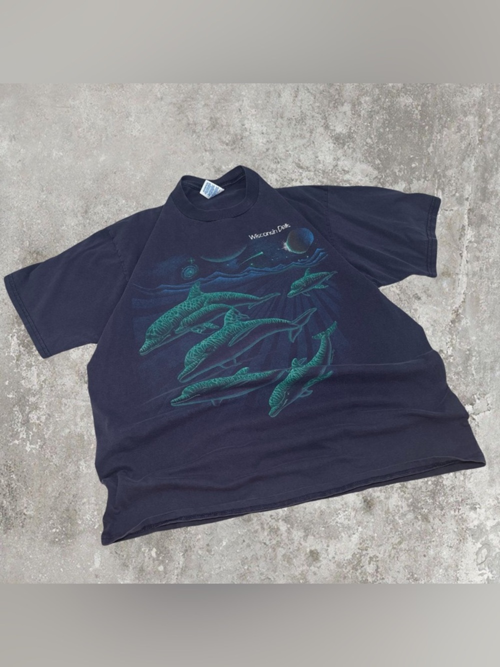 Vintage 90s Wisconsin Dells Dolphin Graphic Tee
